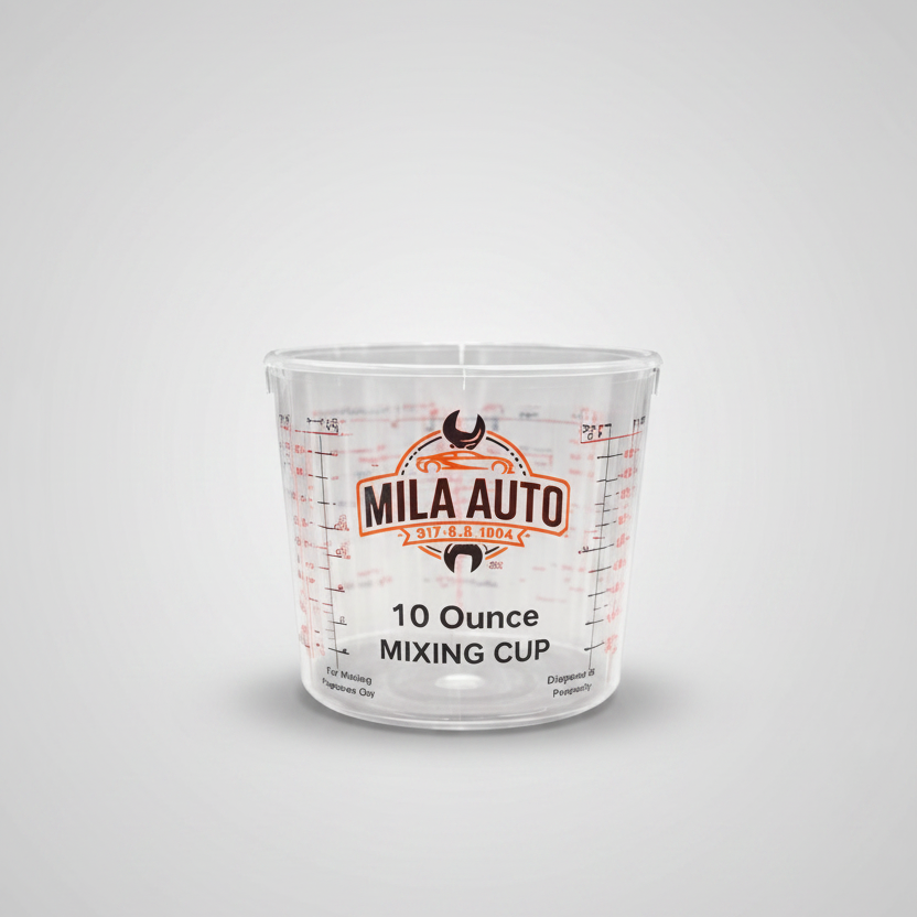 Paint Mixing Cups 10oz 16oz 32oz Clear Disposable Automotive Mixing Cups