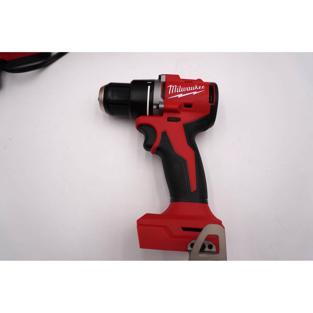 Milwaukee 3601-20 M18 18V Compact Brushless Drill Driver Kit Battery Charger Bag