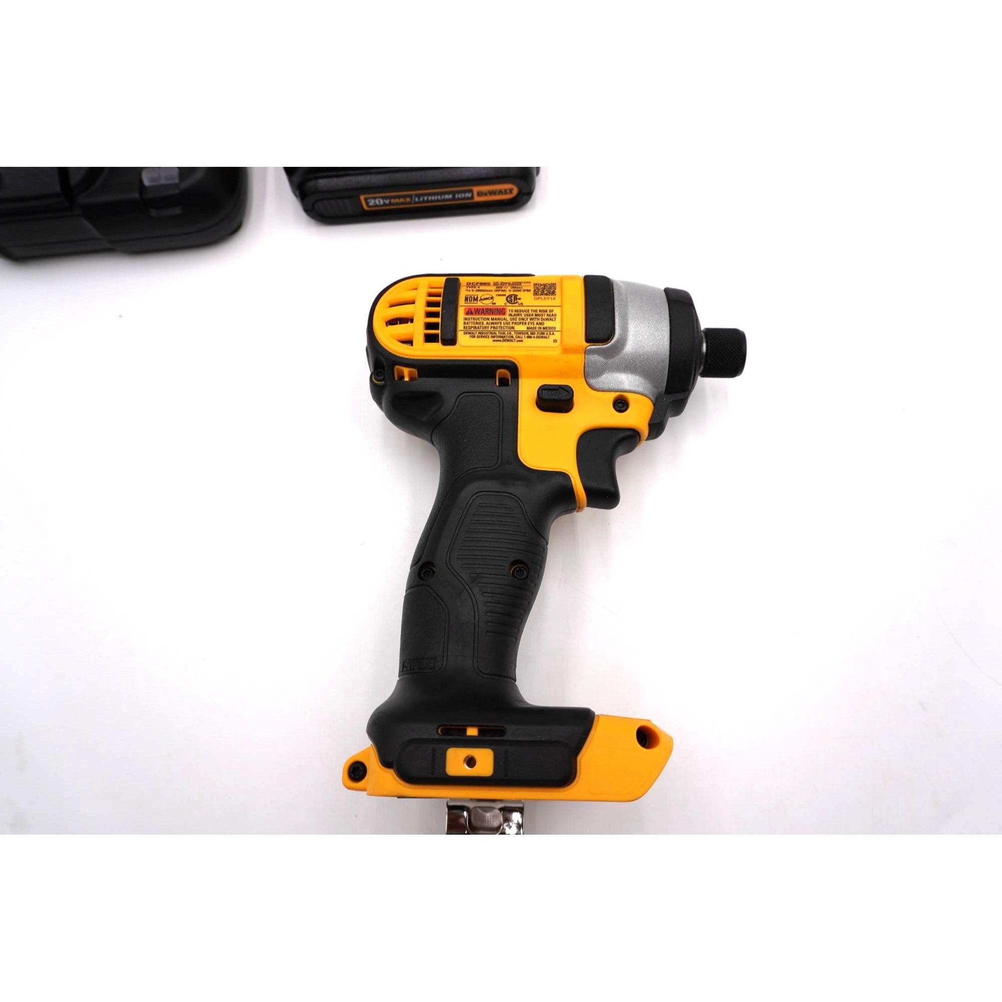 DEWALT DCF885 20V MAX Impact Driver Kit Battery Charger Open Box