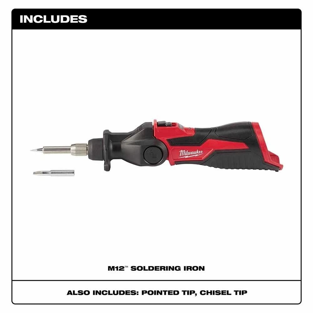 Milwaukee 2488-20 M12 Soldering Iron Tool Only New Sealed Package