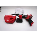 Milwaukee 3404-20 M12 FUEL Hammer Drill Kit XC5.0 Battery Charger Open Box