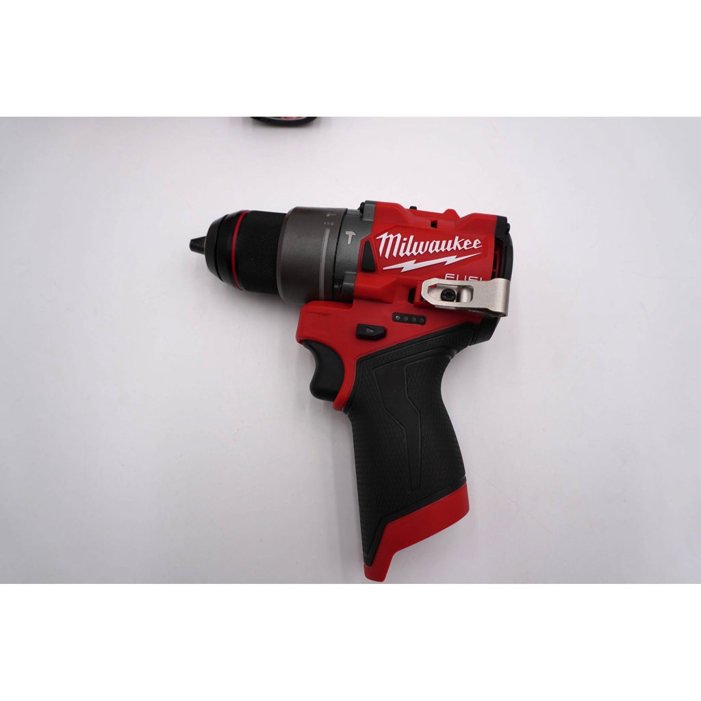 Milwaukee 3404-20 M12 FUEL 1/2" Hammer Drill Driver Kit Battery Charger Open Box