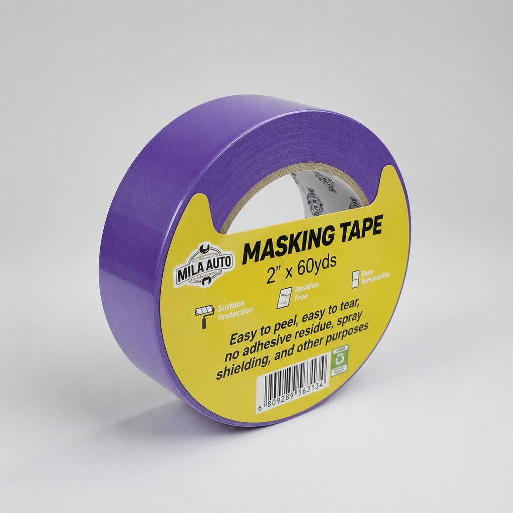 2" Automotive Masking Tape x 60 Yards — Professional Grade | Purple