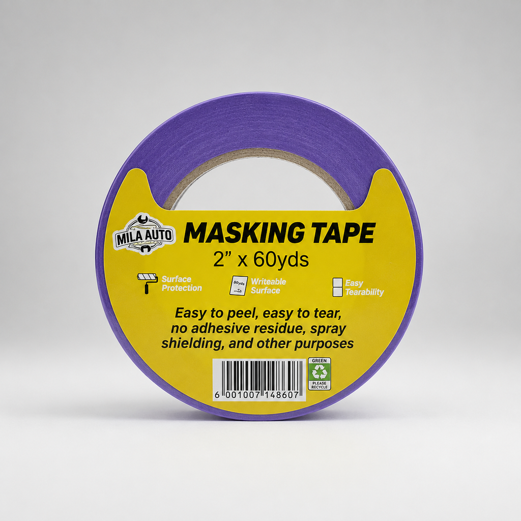 2" Automotive Masking Tape x 60 Yards — Professional Grade | Purple