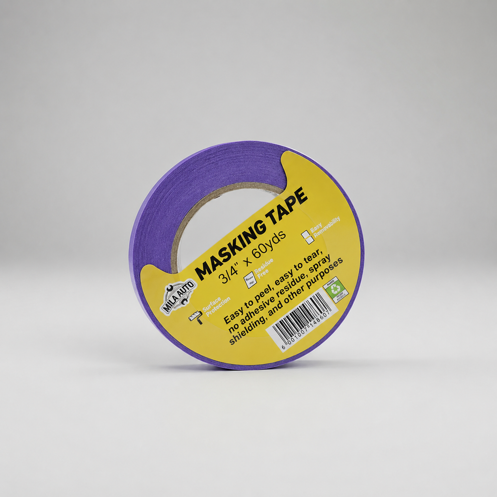 3/4" Automotive Masking Tape x 60 Yards — Professional Grade | Purple