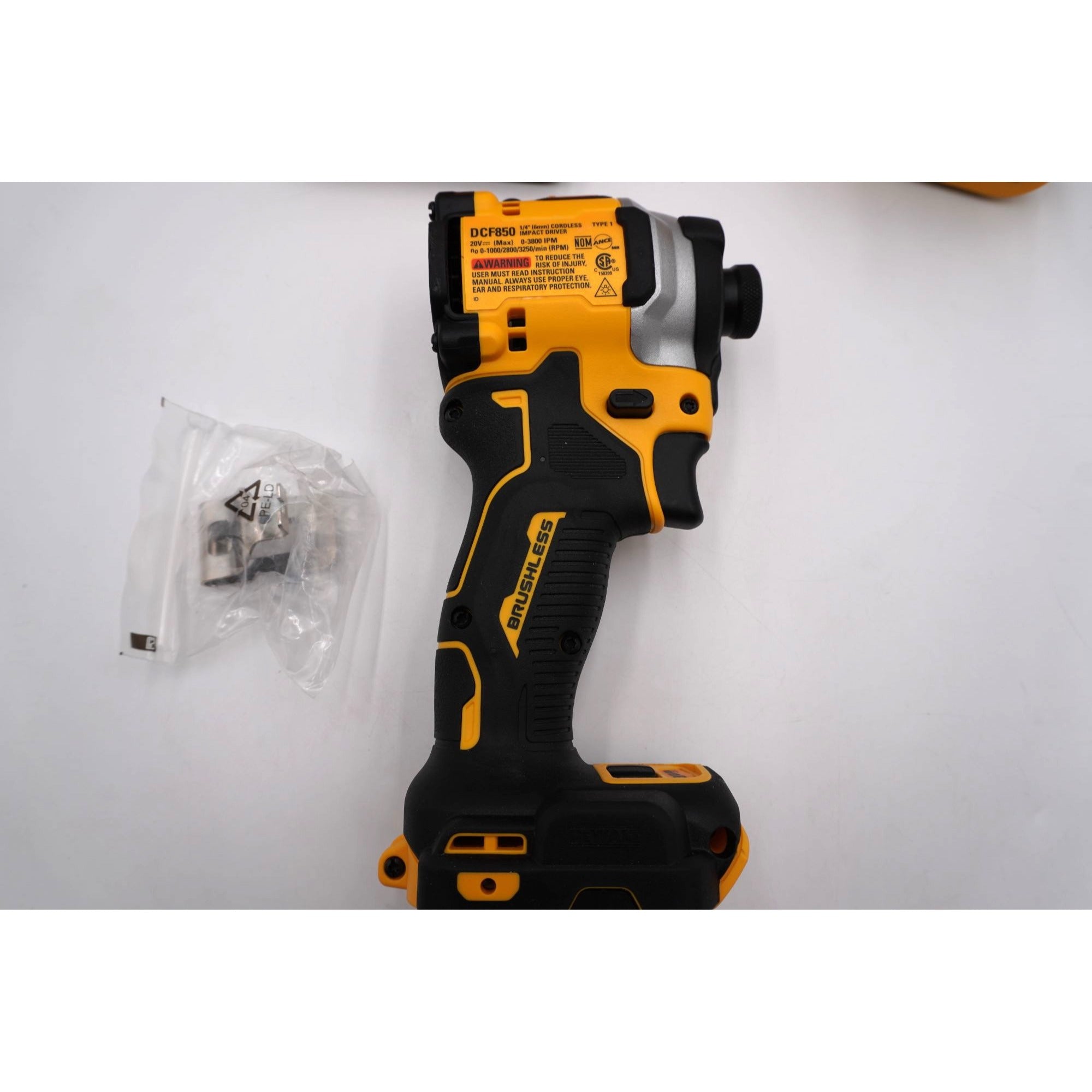DEWALT DCF885 DCF850 20V MAX Impact Driver Kit Battery Charger Bag Open Box