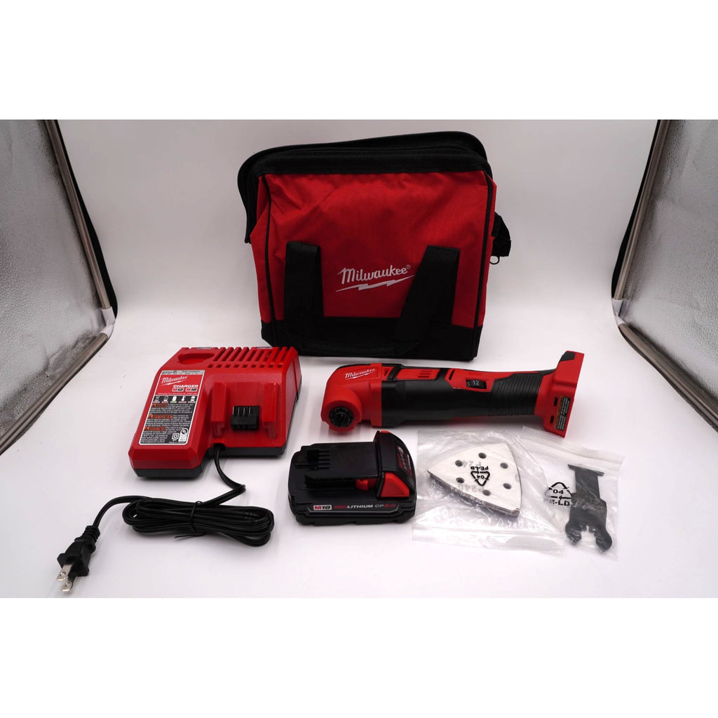 Milwaukee 2626-20 M18 Cordless Multi-Tool Kit Battery Charger Bag Open Box