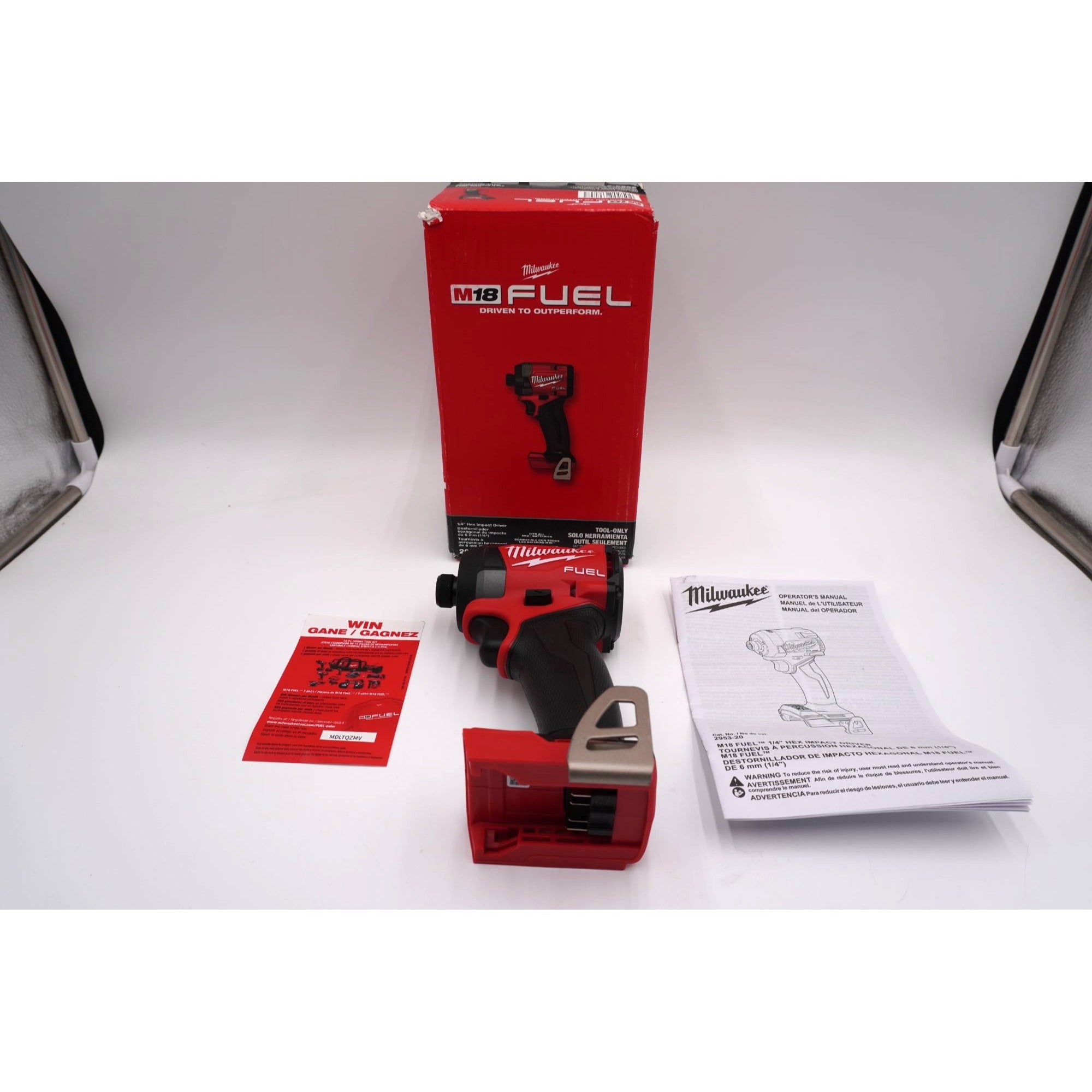 Milwaukee 2953-20 M18 FUEL 1/4" Hex Impact Driver Tool Only New Open Box