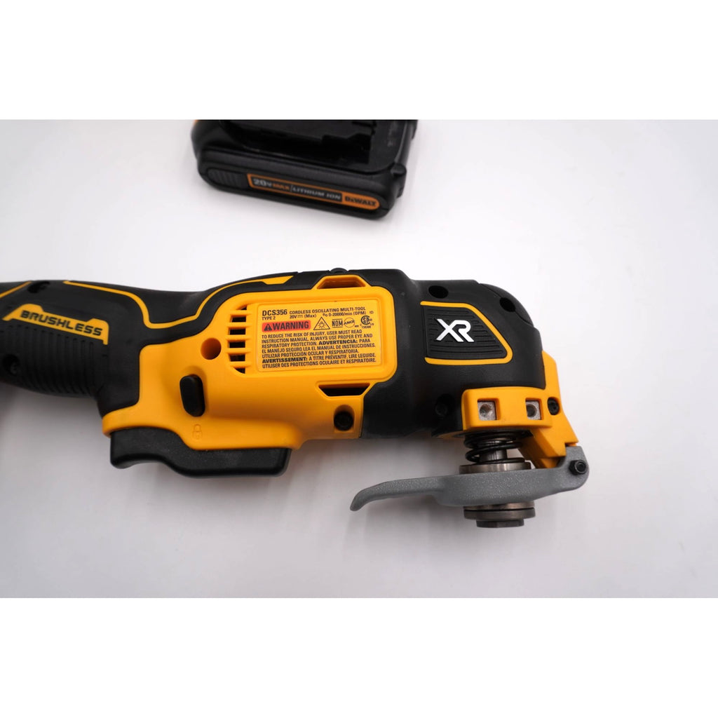 DEWALT 20V XR DCS356 DCF809 Tool Combo Kit Battery Charger Bag Open Box