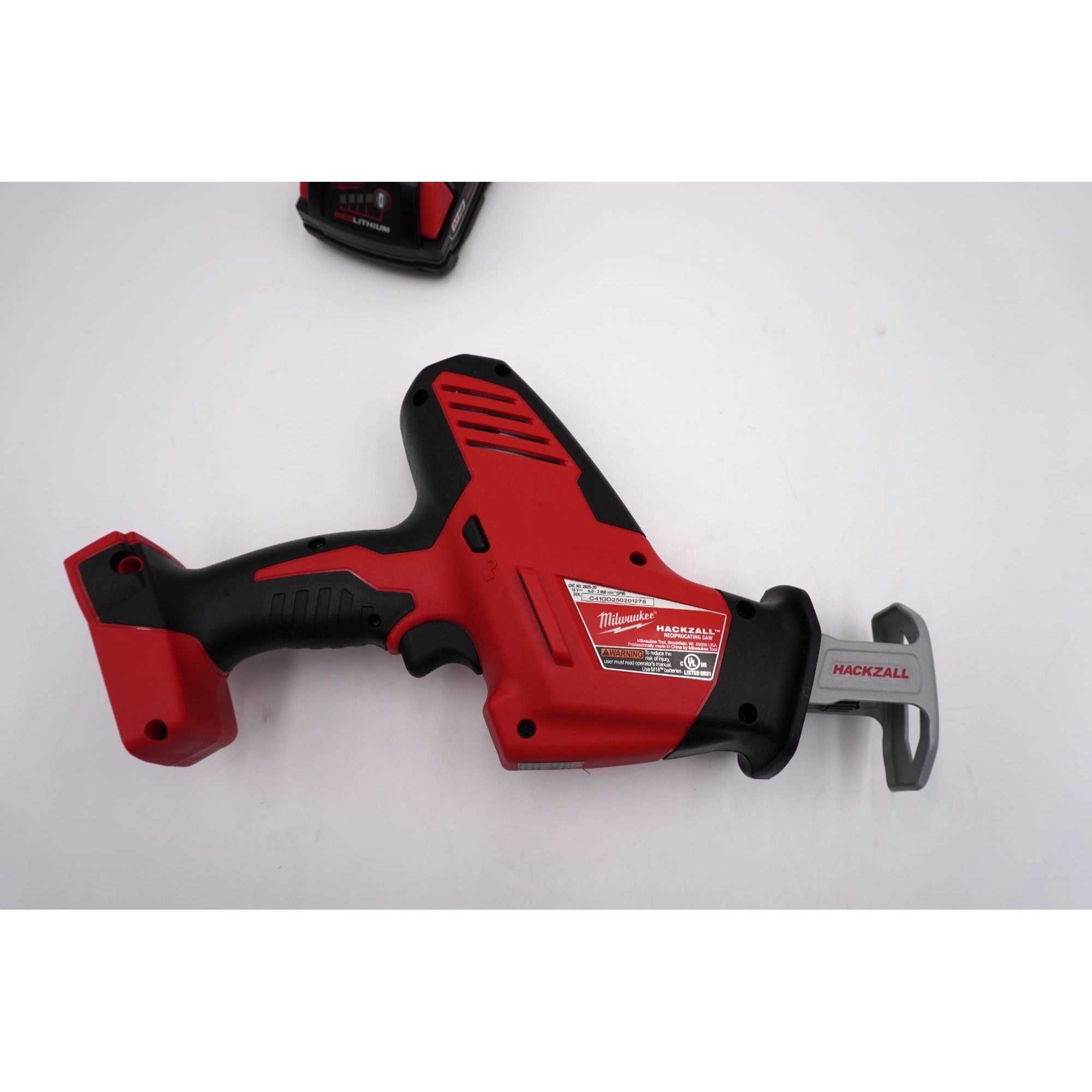Milwaukee 2625-20 M18 Hackzall Reciprocating Saw w/ CP1.5 Battery New Open Box