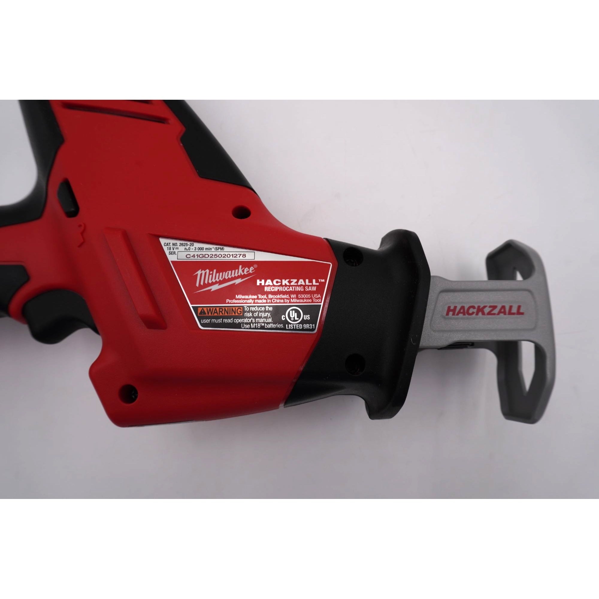 Milwaukee 2625-20 M18 Hackzall Reciprocating Saw w/ CP1.5 Battery New Open Box
