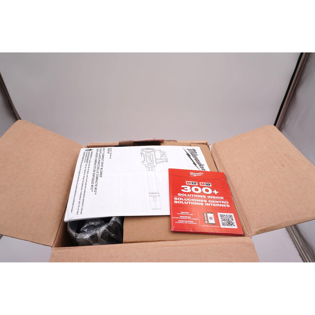 Milwaukee 0852-20 M12 Compact Spot Blower Tool Only New Open Box