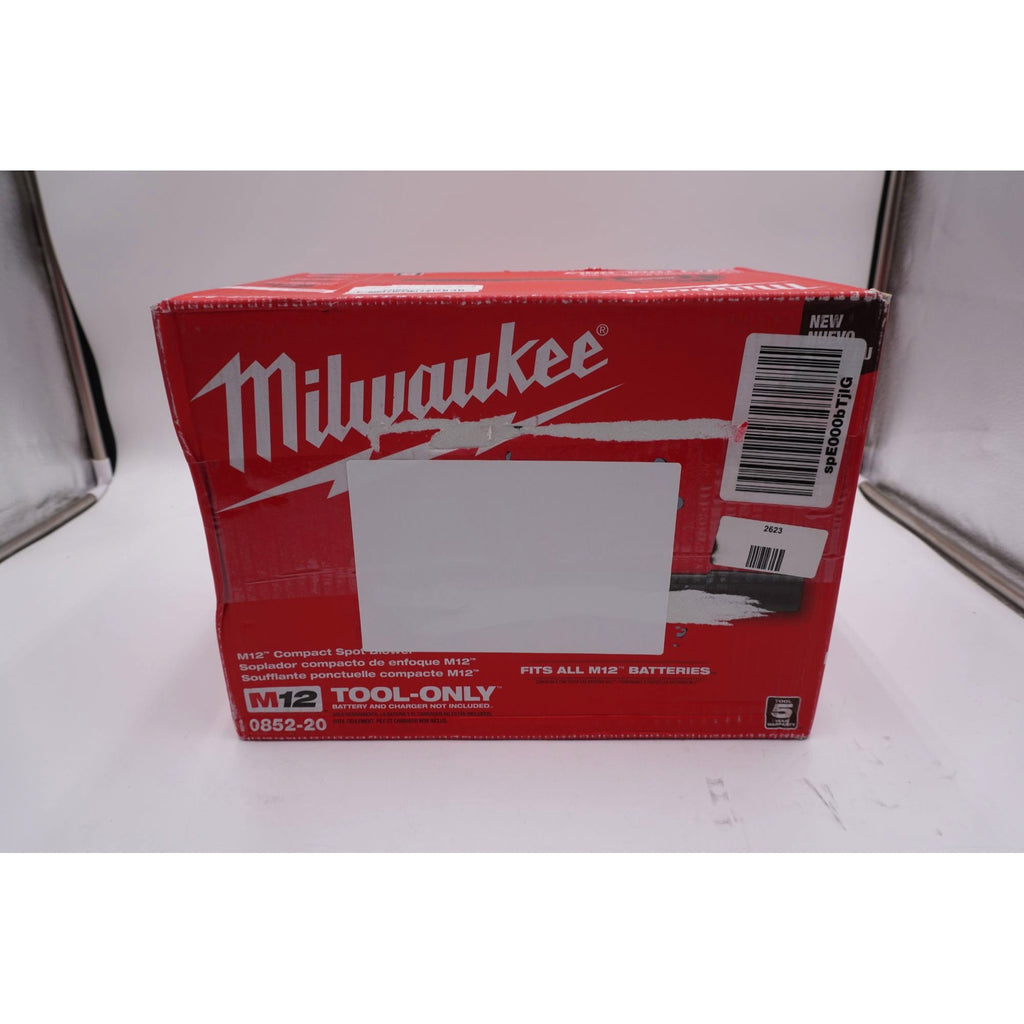 Milwaukee 0852-20 M12 Compact Spot Blower Tool Only New Open Box