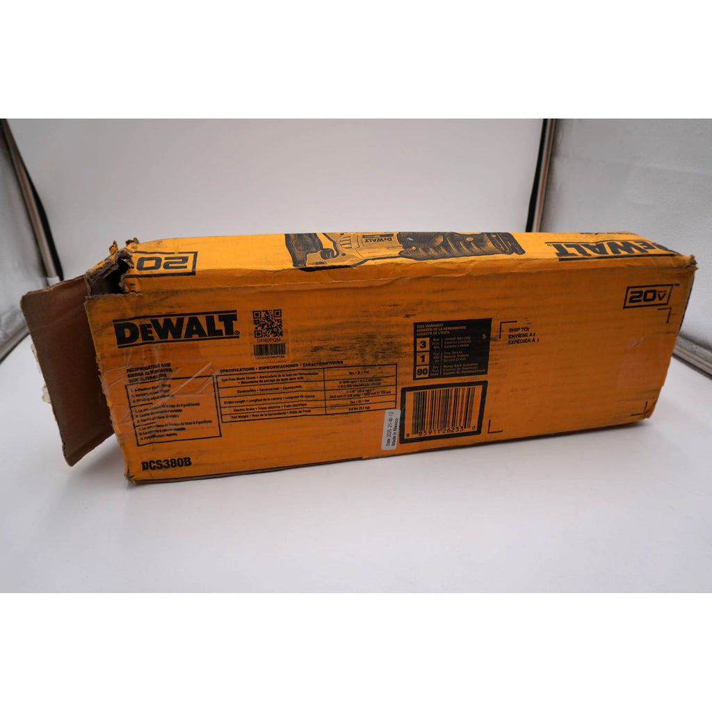 DEWALT DCS380B 20V MAX Reciprocating Saw Tool Only New Open Box