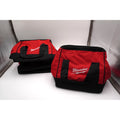 4 Pack Milwaukee 902189018 Tool Bag Red Black Zippered New Open Box