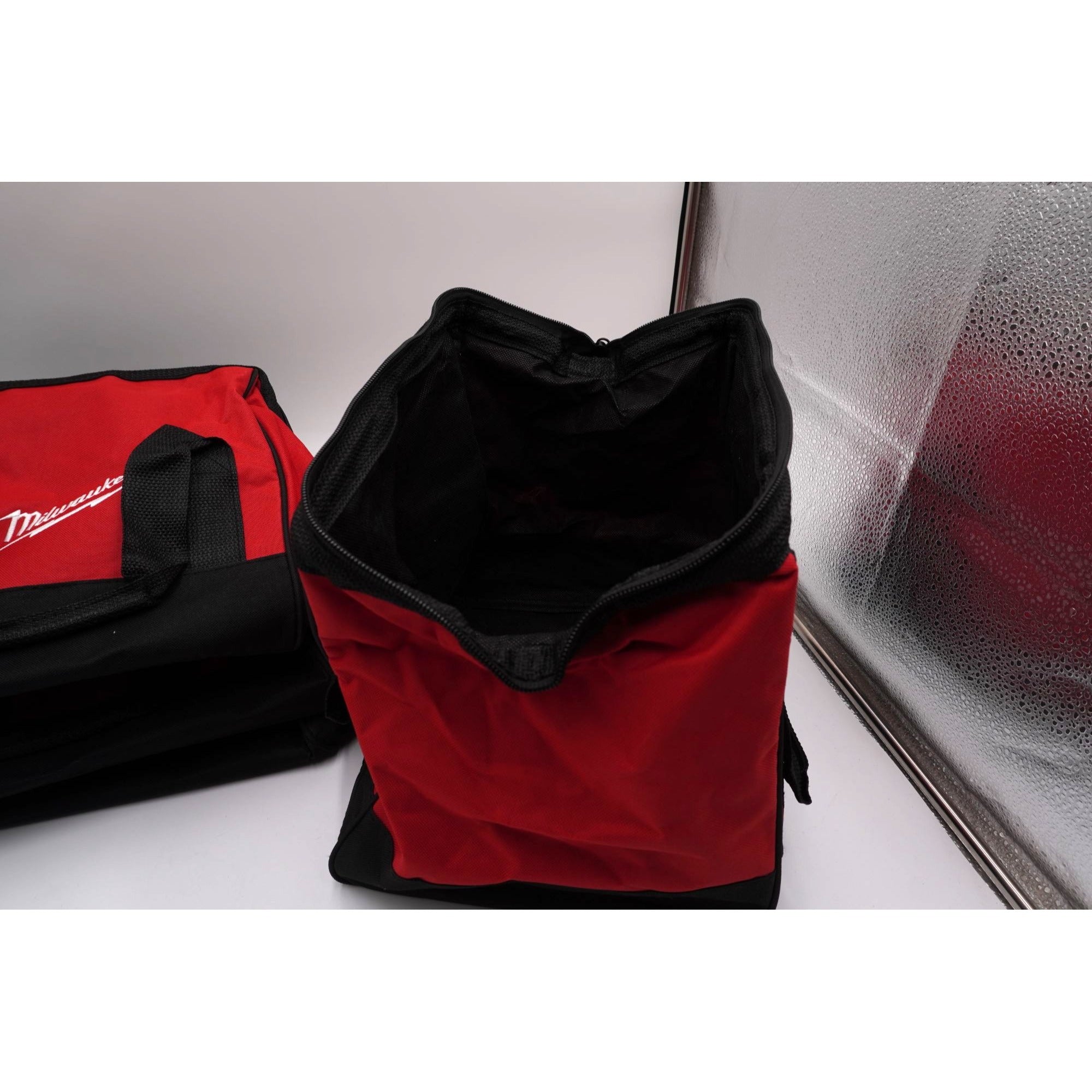4 Pack Milwaukee 902189018 Tool Bag Red Black Zippered New Open Box