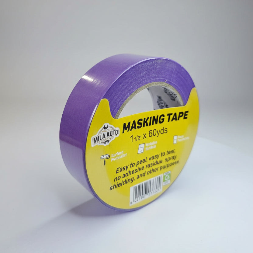 1.5" Automotive Masking Tape x 60 Yards | Professional Grade | Purple