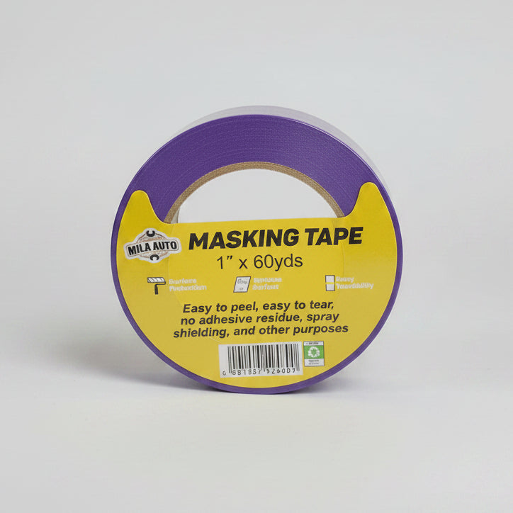 1" Automotive Masking Tape x 60 Yards | Professional Grade | Purple