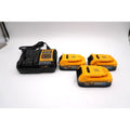 DEWALT DCBP034 POWERSTACK 20V Batteries 3-Pack w/ DCB1104 Charger