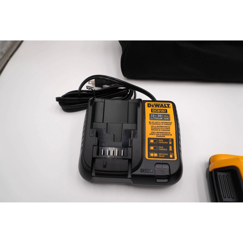 DEWALT DCF850 20V MAX Brushless Impact Driver Kit Battery Charger Bag