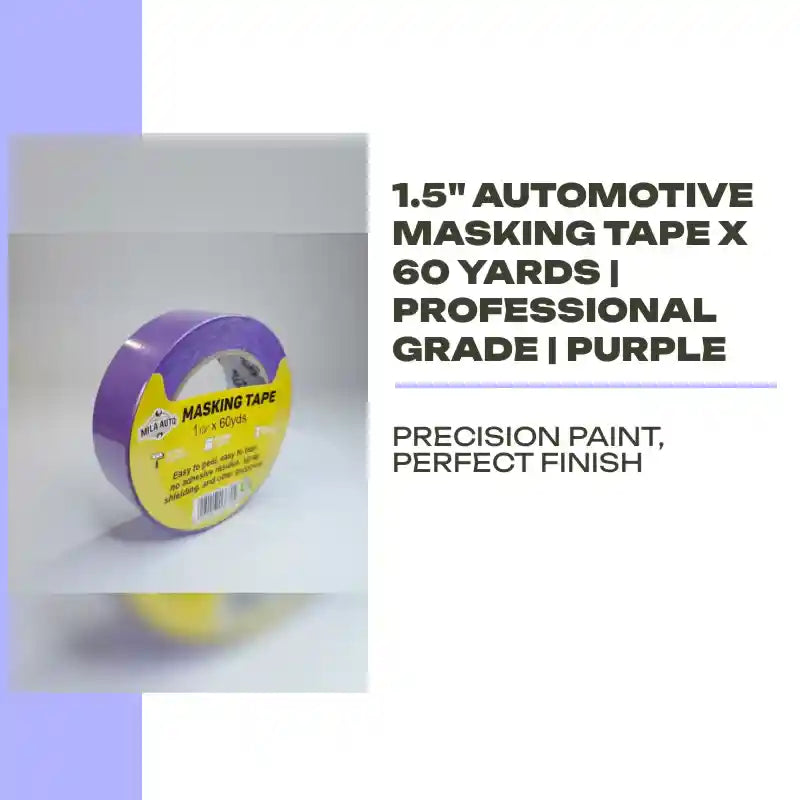 1.5" Automotive Masking Tape x 60 Yards | Professional Grade | Purple by@Outfy