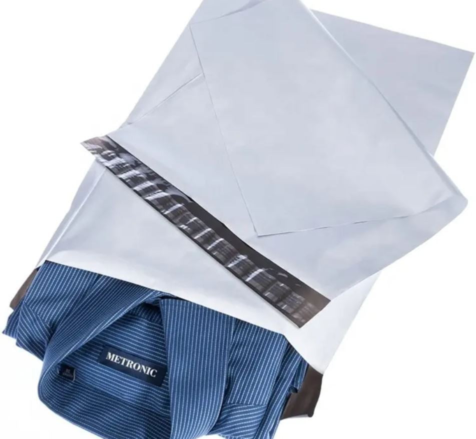 10x13 Poly Mailers Shipping Bags Envelopes Premium Bag - Teal and White