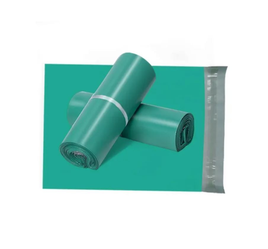 10x13 Poly Mailers Shipping Bags Envelopes Premium Bag - Teal and White