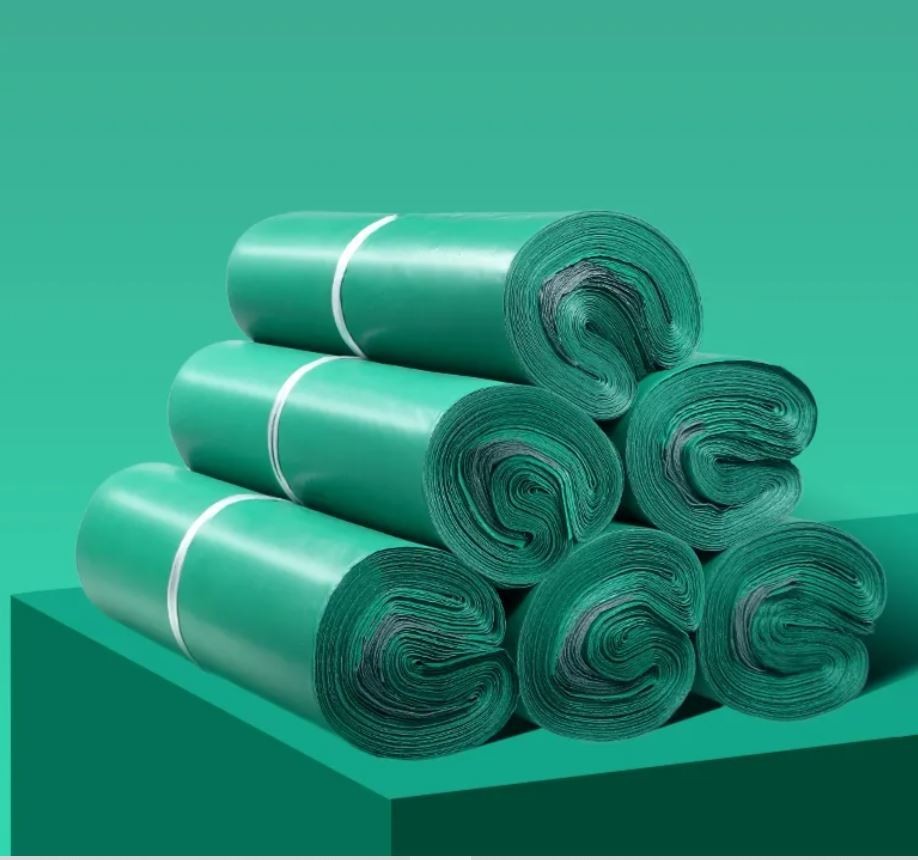 10x13 Poly Mailers Shipping Bags Envelopes Premium Bag - Teal and White