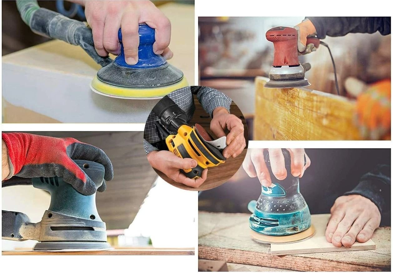 100 PCS - 6 in Sanding Discs 40-3000 Grit Hook Loop Sander Orbital Sandpaper Pads - Image 6