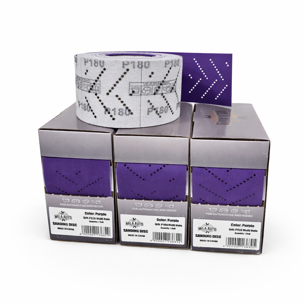 Ceramic Multi-Hole Hook & Loop Sandpaper Continuous Roll 2.75" x 13.1 Yard - Image 2