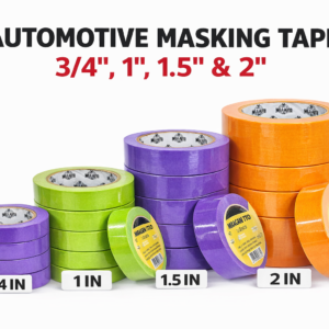 Automotive Masking Tape 3/4" 1" 1.5" 2" Painter Body Shop Paint Tape Bulk Rolls