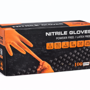 100 PCS Nitrile Gloves Black Powder Free Latex Free Disposable