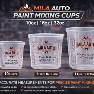 Paint Mixing Cups 10oz 16oz 32oz Clear Disposable Automotive Mixing Cups