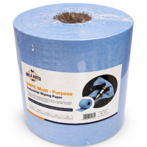 Blue Industrial Wiping Paper Roll – 500 Sheets | Multi-Purpose Shop Towels