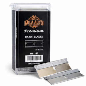 100 Pack Single Edge Razor Blades – MILA AUTO Premium Scraper Blades ML-165