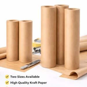 Kraft Masking Paper Roll 0.98ft, 1.48ft & 1.97ft x 656.16ft Auto Paint Body Shop