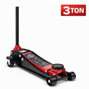 3 Ton Low Profile Dual Pump Hydraulic Floor Jack – 3" to 20" Lift (75-500mm)
