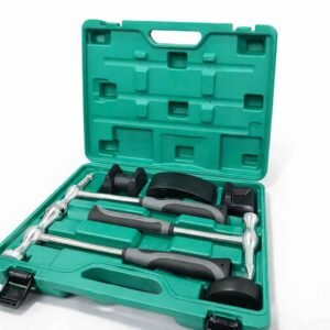 7-Pc Aluminum Sheet Metal Hammer & Dolly Set – Auto Body Dent Repair Kit w Case