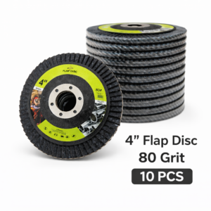 10 Pack 4" Flap Disc 80 Grit Angle Grinder Sanding Grinding Wheels for Metal