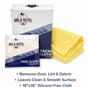 Tack Cloth 18" x 36" Yellow Silicone Free Dust Removal Wipe Paint Prep