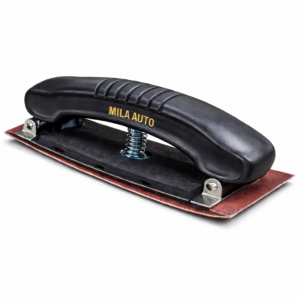 MILA AUTO Flexible Sanding Block – 2.75" x 7.8" Hook & Loop Adjustable Hand Sander
