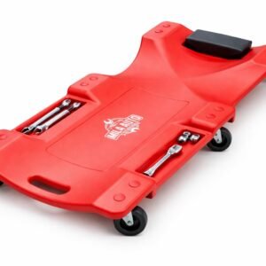 40" Rolling Mechanic Creeper – Heavy Duty Low Profile w/ Headrest & Wheels